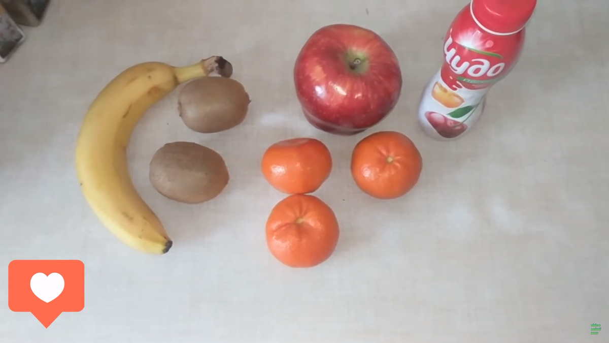 Для приготовления фруктового салата нам понадобится