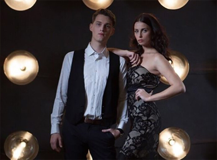 Ксения Шаповал с братом Николаем