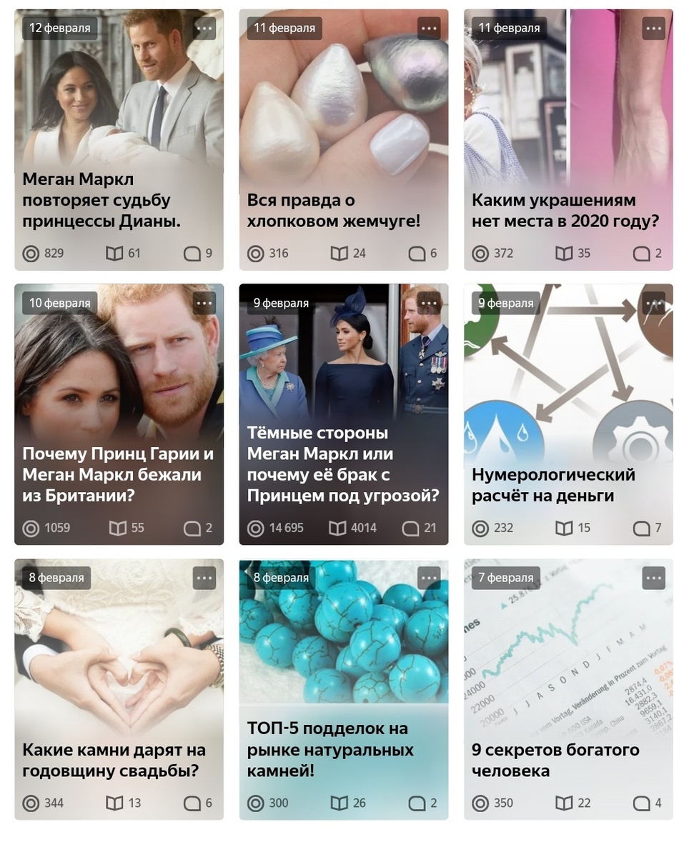 Скрин моей статистики, по центру статья набравшая максимальное количество дочиток