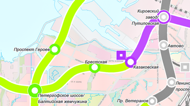 Станции метро «казаковская» и «путиловская» в спб. Красносельско-калининская линия петербургского метрополитена. Казаковская и путиловская метро спб на карте. Метро каретная. План красносельско калининской линии метро.