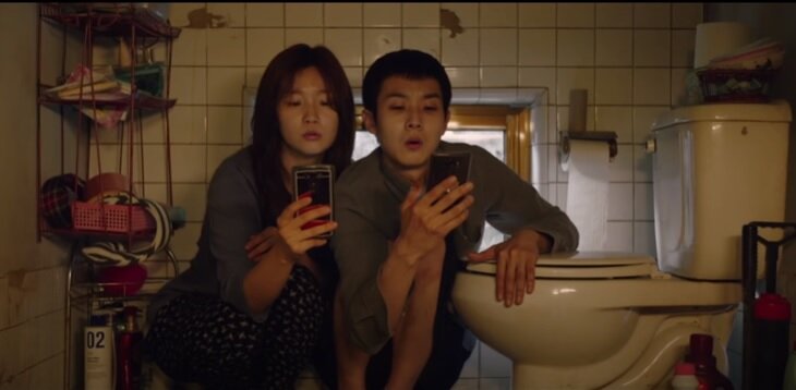 кадр из фильма "Паразиты"