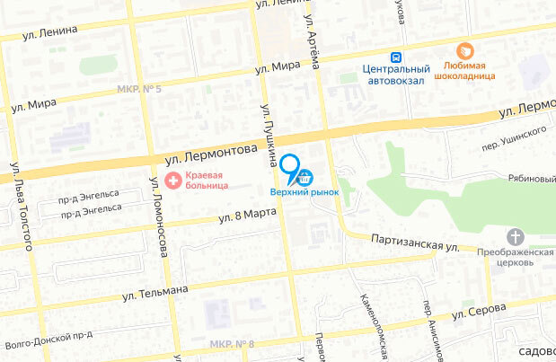 Расположение салона Гранд Флора на карте