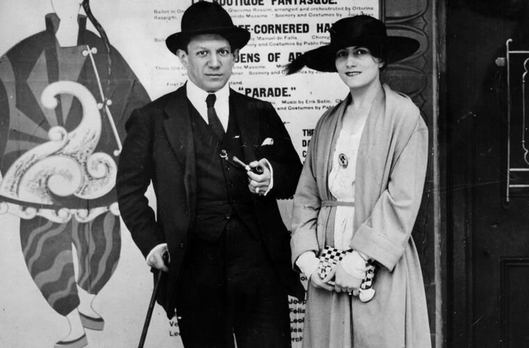 Ольга Хохлова и Пабло Пикассо