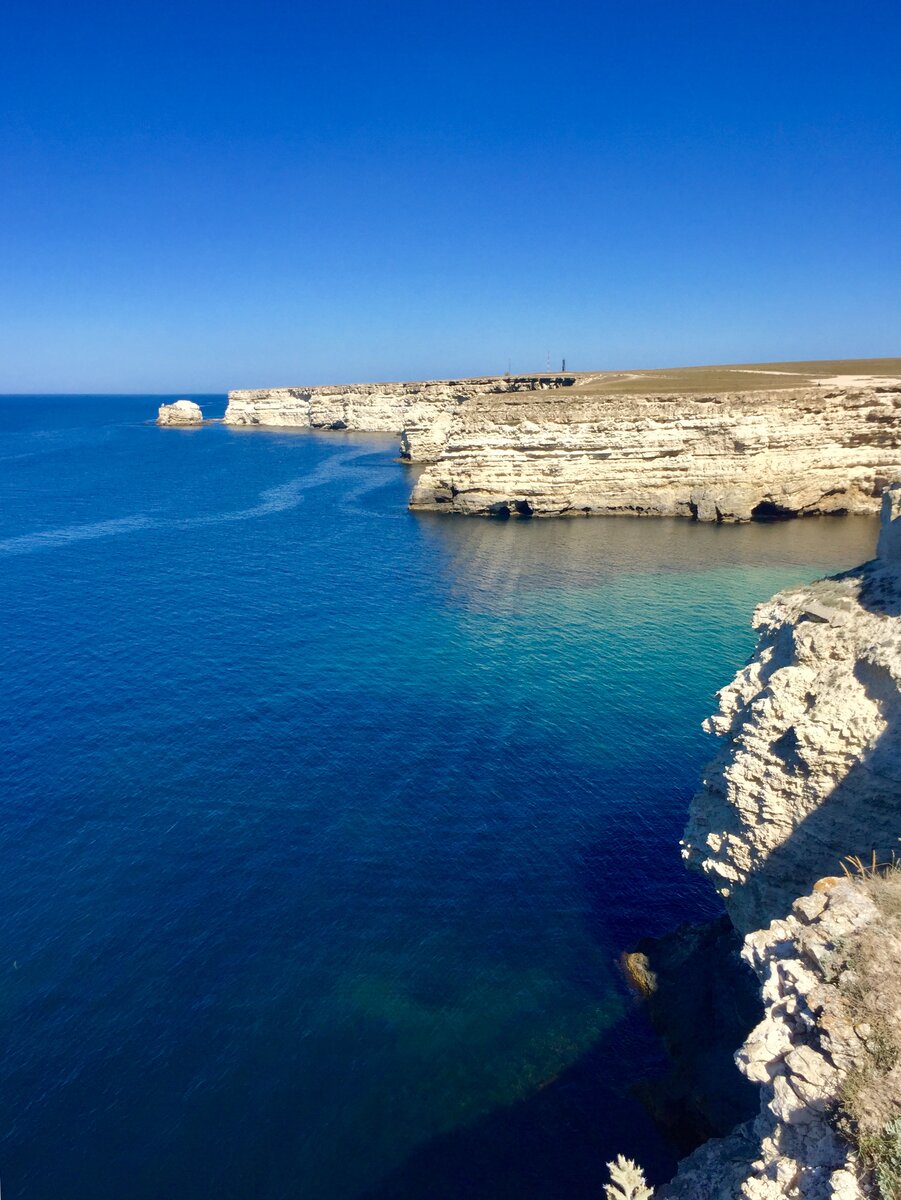 Крым мыс Тарханкут село Оленевка