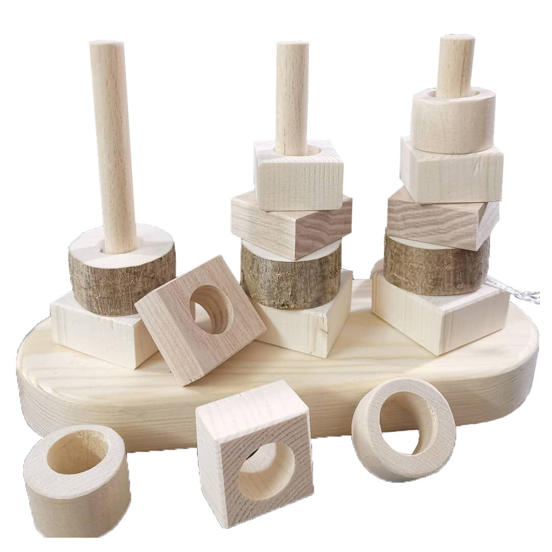 Развивающая игрушка пирамидка, разберите и соберите все детали