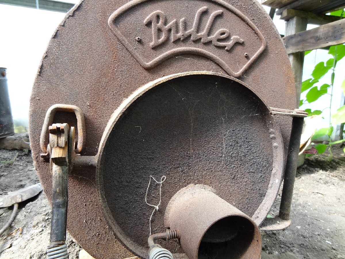 Печь Булерьян в моей теплице.