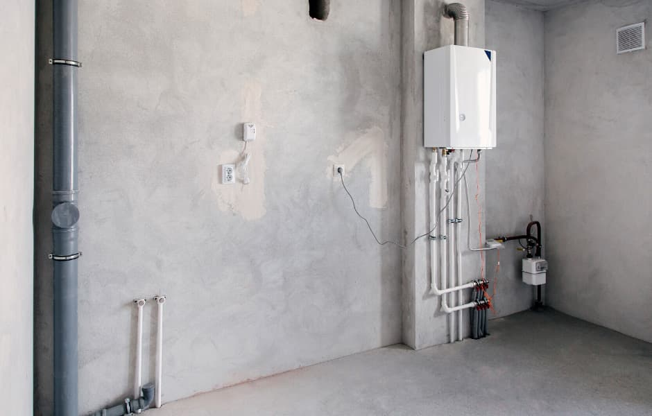 Выберите бойлер до начала ремонта, чтобы избежать сверления плитки и спланировать гармоничный интерьер.