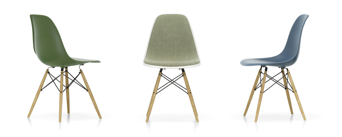 Модель Eames Plastic Side Chair DSW дизайнеры  Charles & Ray Eames, 1950 год