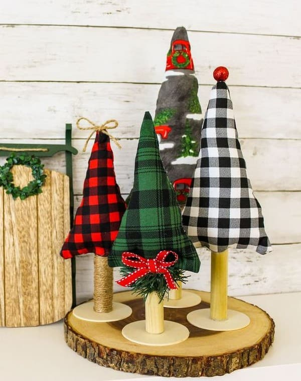 Набор для изготовления новогодней елки из ткани, 98*70 см | AliExpress