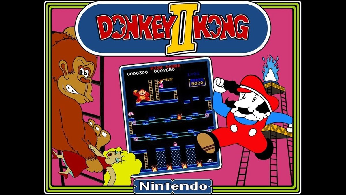 Обложка «Donkey Kong II» 