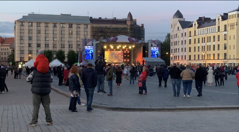 концерт на площади