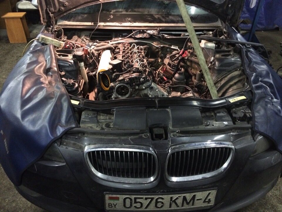 Замена цепи (ремня) ГРМ в BMW