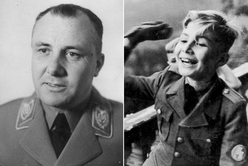 Мартин Борман и его сын Адольф