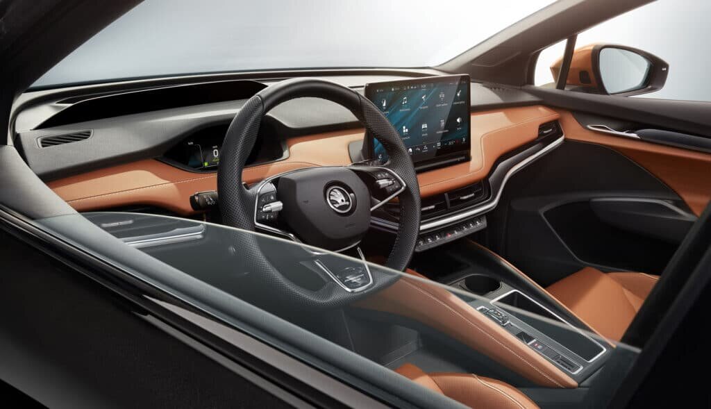 Салон новой электрической модели.