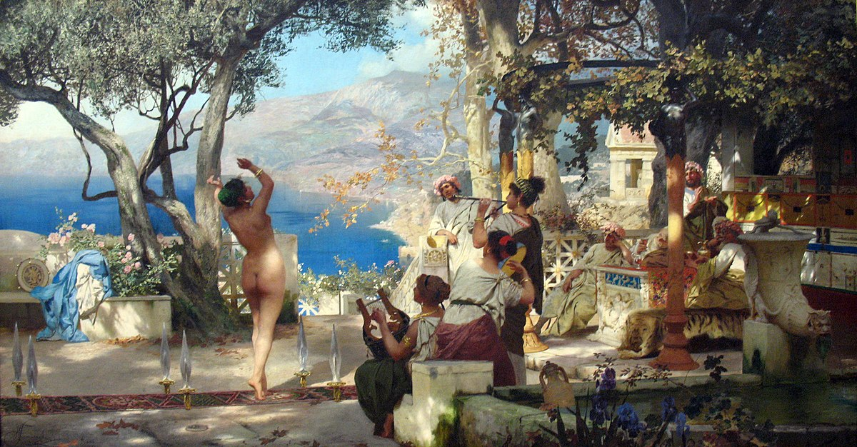 Генрих Семирадский Танец среди мечей. 1881