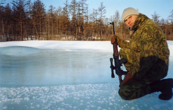 я с Вепрем в Забайкалье. Лет 15-16 мне.