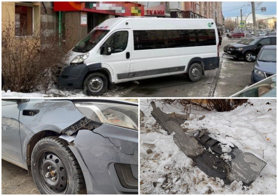     Маршрутка остановилась буквально в полутора метрах от жилого дома № 95 на улице Дзержинского. Фото: предоставлено КП