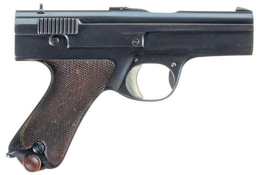 Пистолет Зимсон обр. 1929 года. Вид справа.