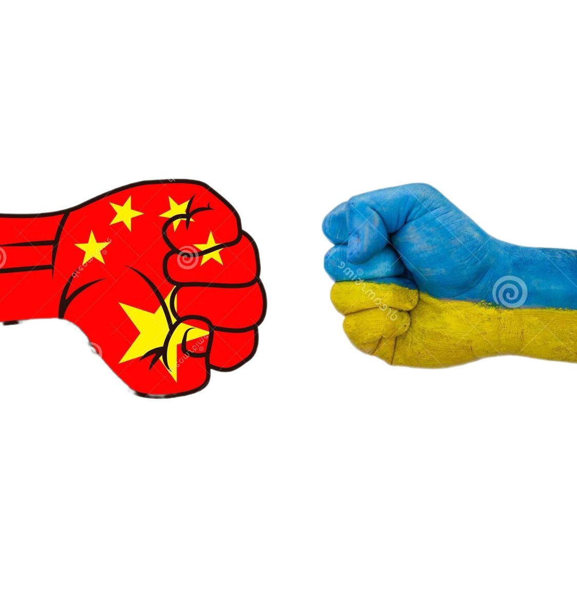 Китай Против Украина Кулак Противостояние Украинцы Убей