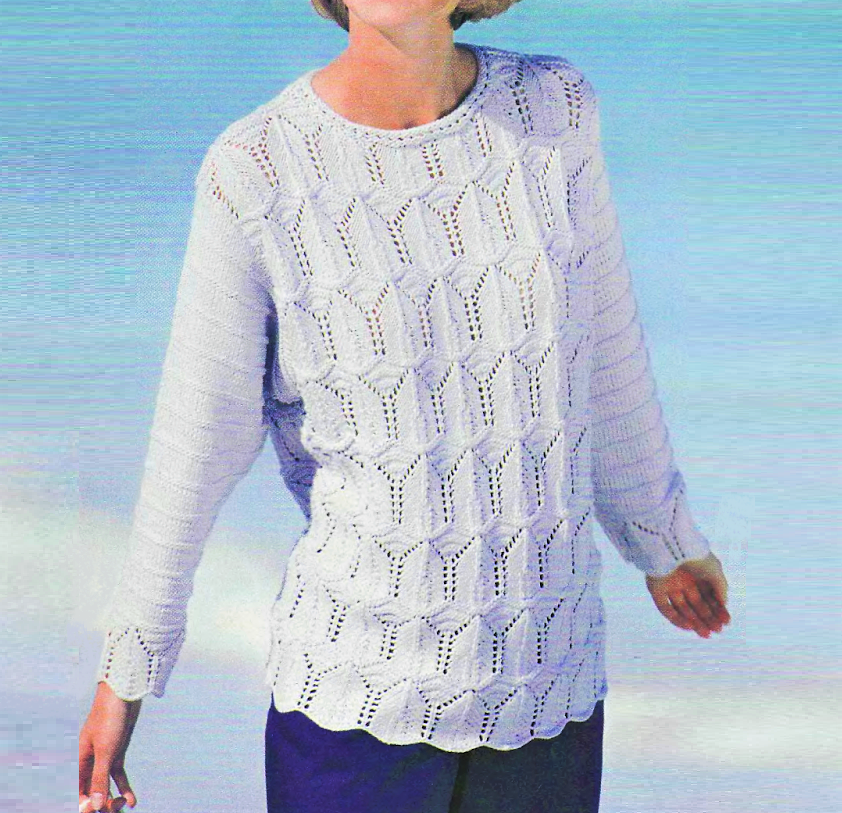 Из журнала по вязанию.