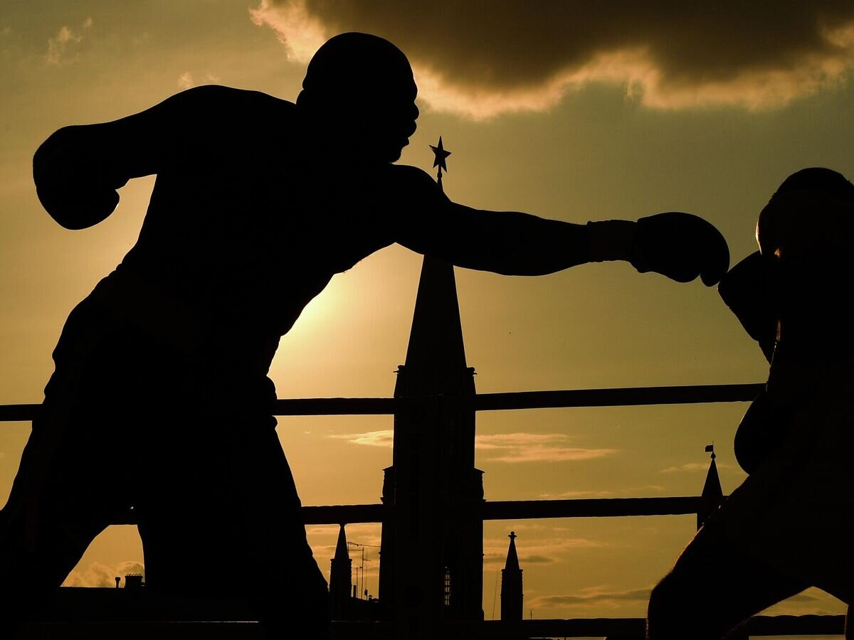    Боксерское шоу на Красной площади© РИА Новости / Владимир Астапкович