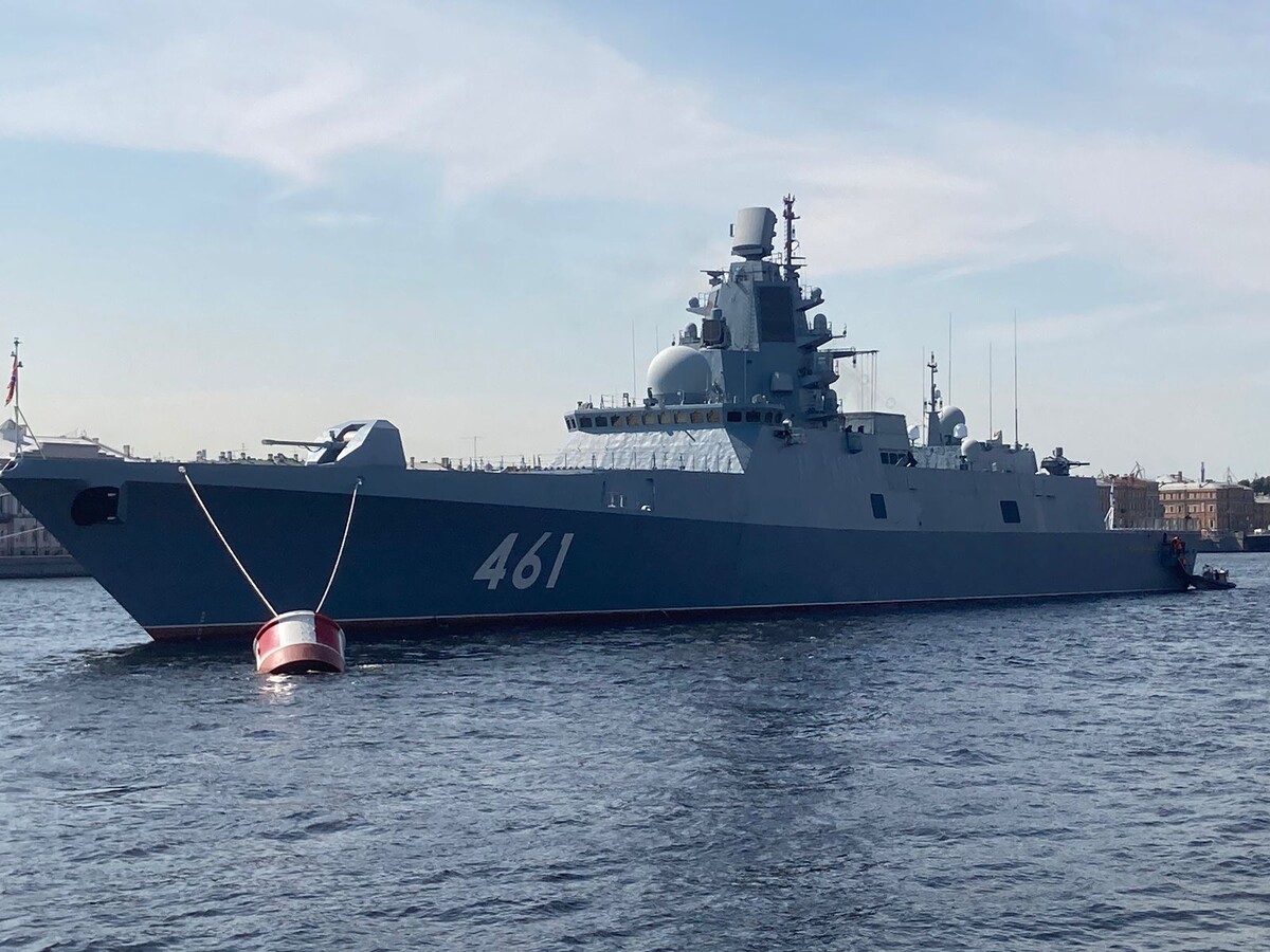 Фрегат "Адмирал флота Касатонов". Действующий, в данный момент, боевой корабль с ракетным вооружением.