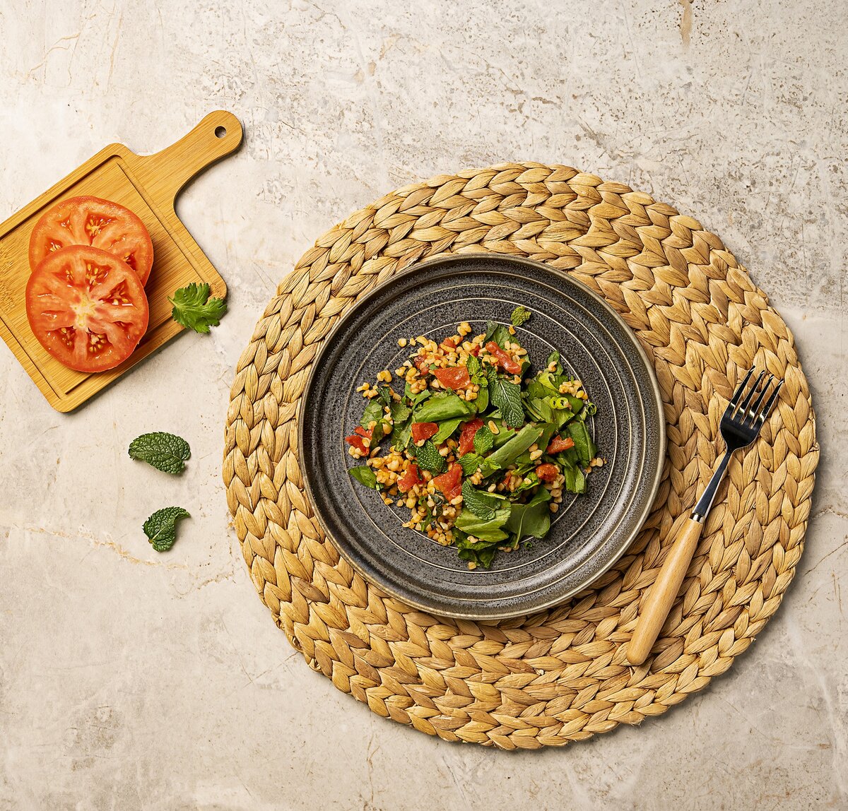 Салат «Табуле» ∙ из листьев щавеля ∙ 100 г