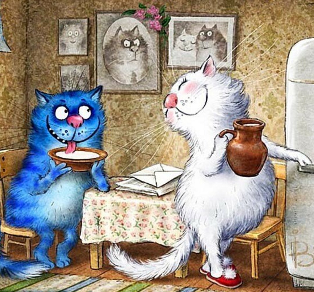 Синие коты ирины зенюк картинки новые серии