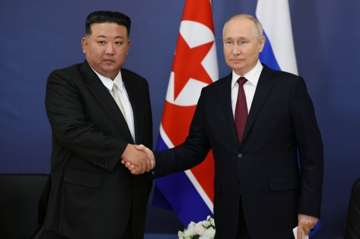    Ким Чен Ын и Путин обменялись подарками