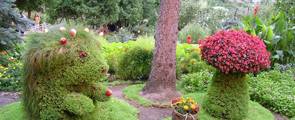 Необычные идеи для украшения сада 