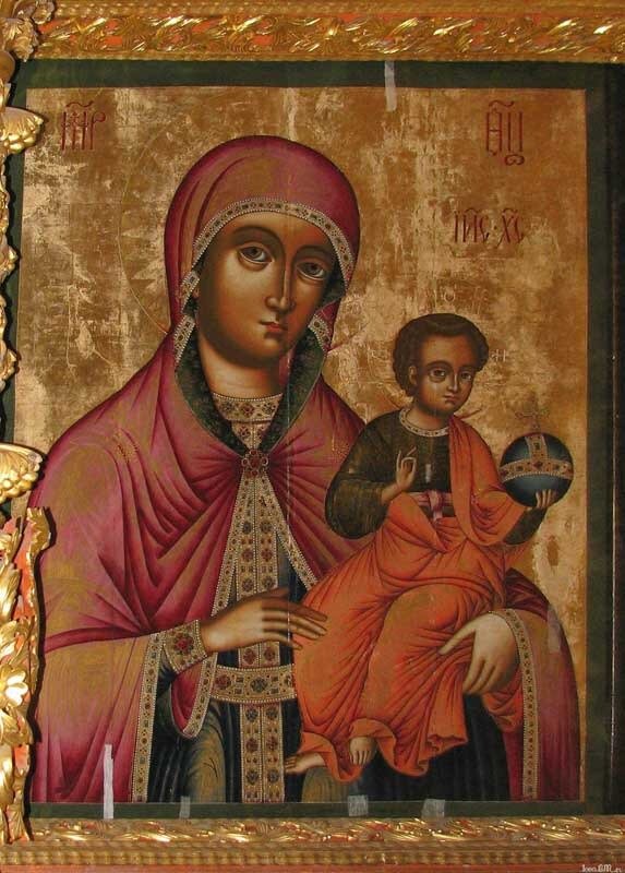 Цесарская икона Божией Матери. Кострома, Ипатьевский монастырь, Собор св.Троицы.