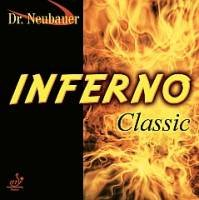  Разговор пойдет о новых шипах от Доктора Inferno Classic. Это новинка 2011 года и особо о ней нет информации. Чудеса в жизни иногда бывают, и ко мне попали в руки эти шипы  ;. 
От производителя эти шипы позиционируются как накладка для игры возле стола чоп-блоком. Обладают хорошим разрушительным эффектом, возвратом вращения, контролем и пр. Но при наличии губки 0.6 и 1.0 они могут также использоваться в защите, даже в классической защите. С губкой ими также хорошо атаковать. И все это удовольствие стоит 32-35 евро.
