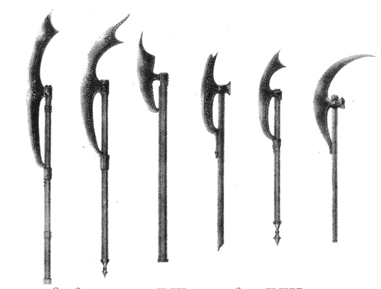 Разные виды бердышей