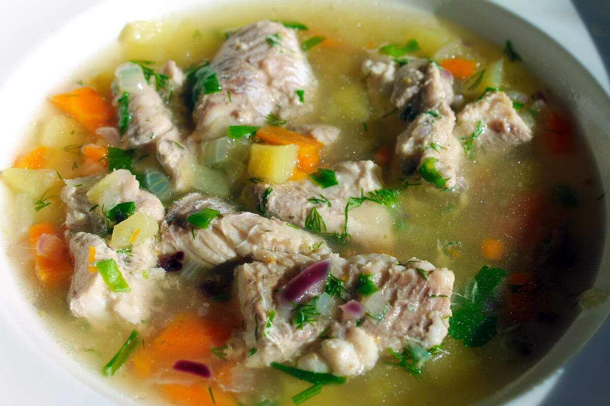Домашняя кухня Алексея Соколова уха.