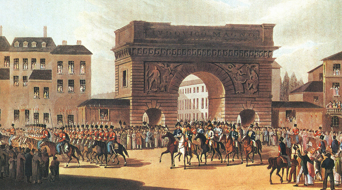 Русская армия в париже в 1814 году. Вступление русских войск в Париж 1814. Взятие Парижа 1814.