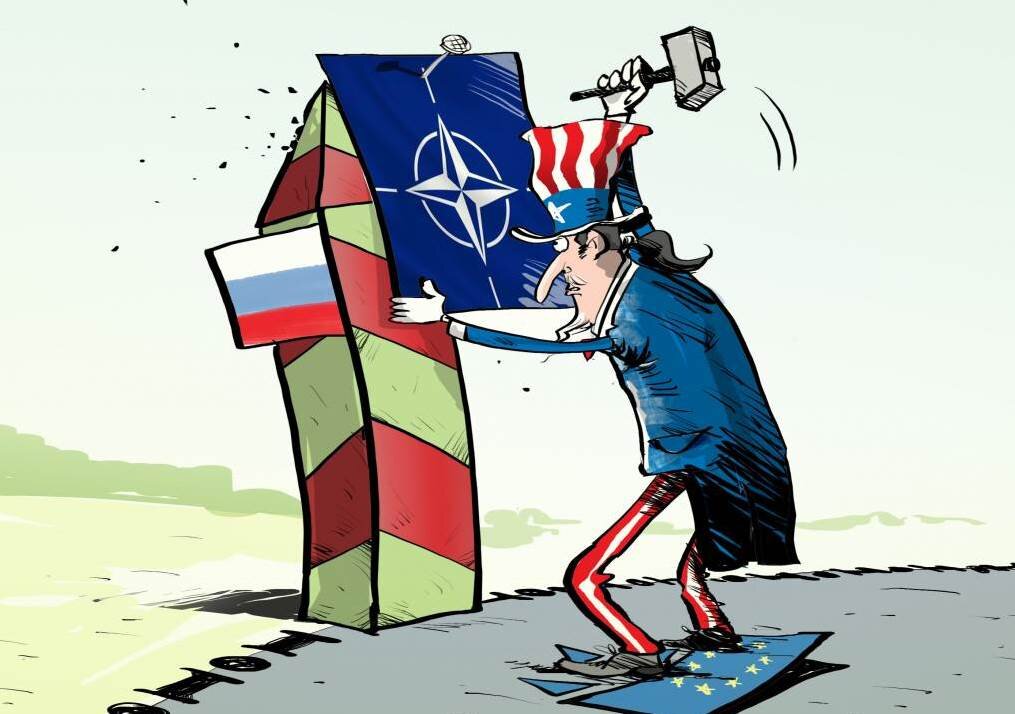 Расширение НАТО. Карикатура