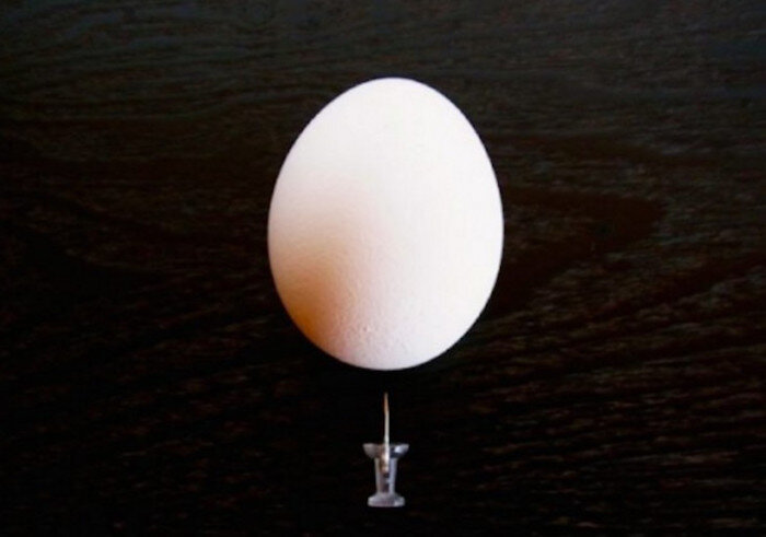 Канцелярская кнопка – вот и все, что потребуется.