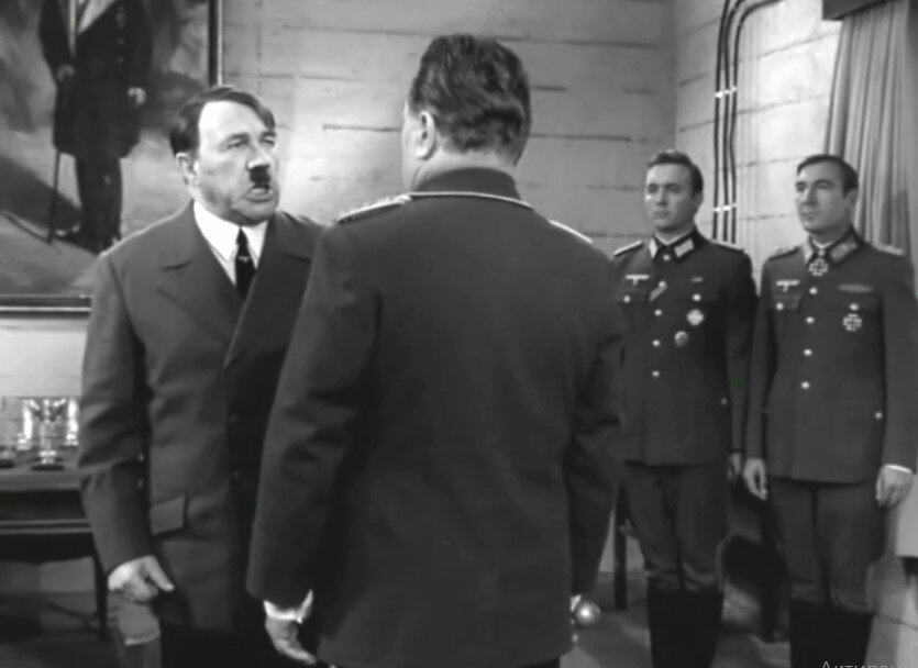 Кадр из фильма  "Семнадцать мгновений весны"    