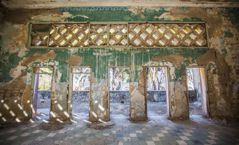 Заброшенное здание, деревня Елеуса, остров Родос