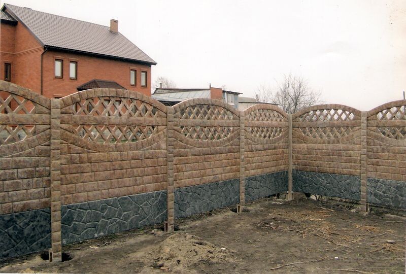 Пример еврозабора