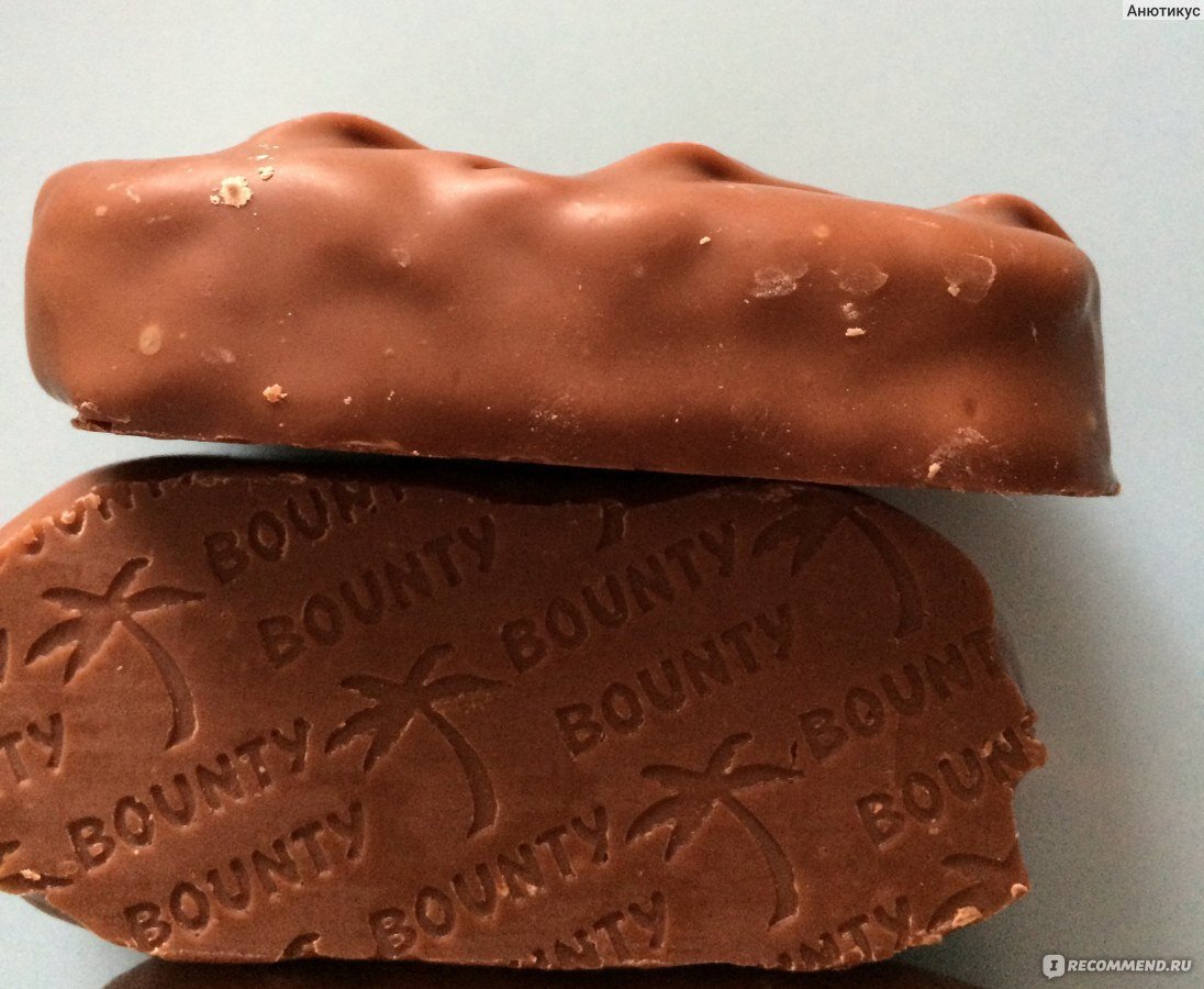 Баунти сейчас, старую картинку не нашла, но там было что-то вроде << << << в три ряда