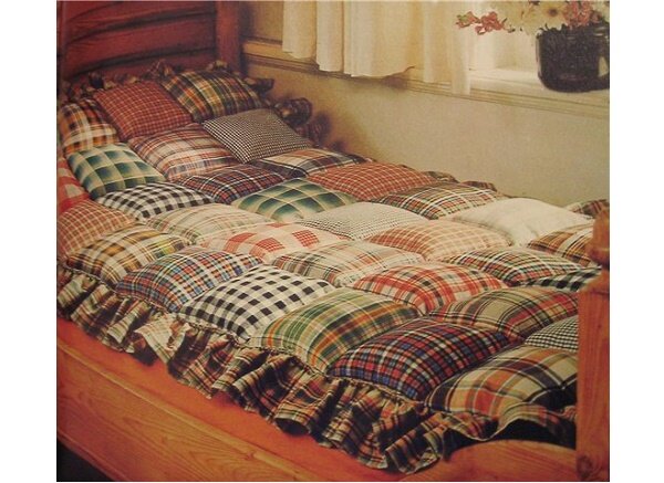 Лоскутные одеяла из полосок ткани