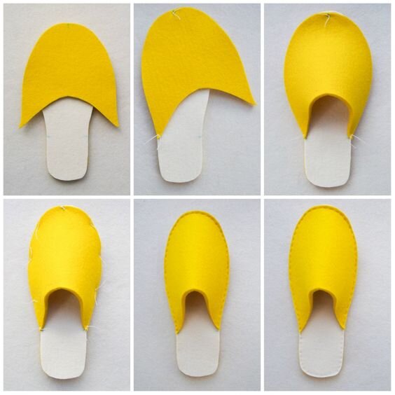 Домашние тапочки — обувь ручной работы (вязаные тапочки)
