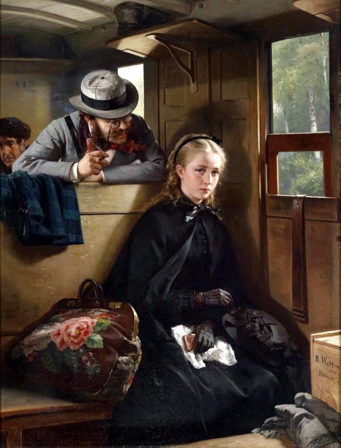 Бертольд Вольц «Раздражающий господин», 1874 год