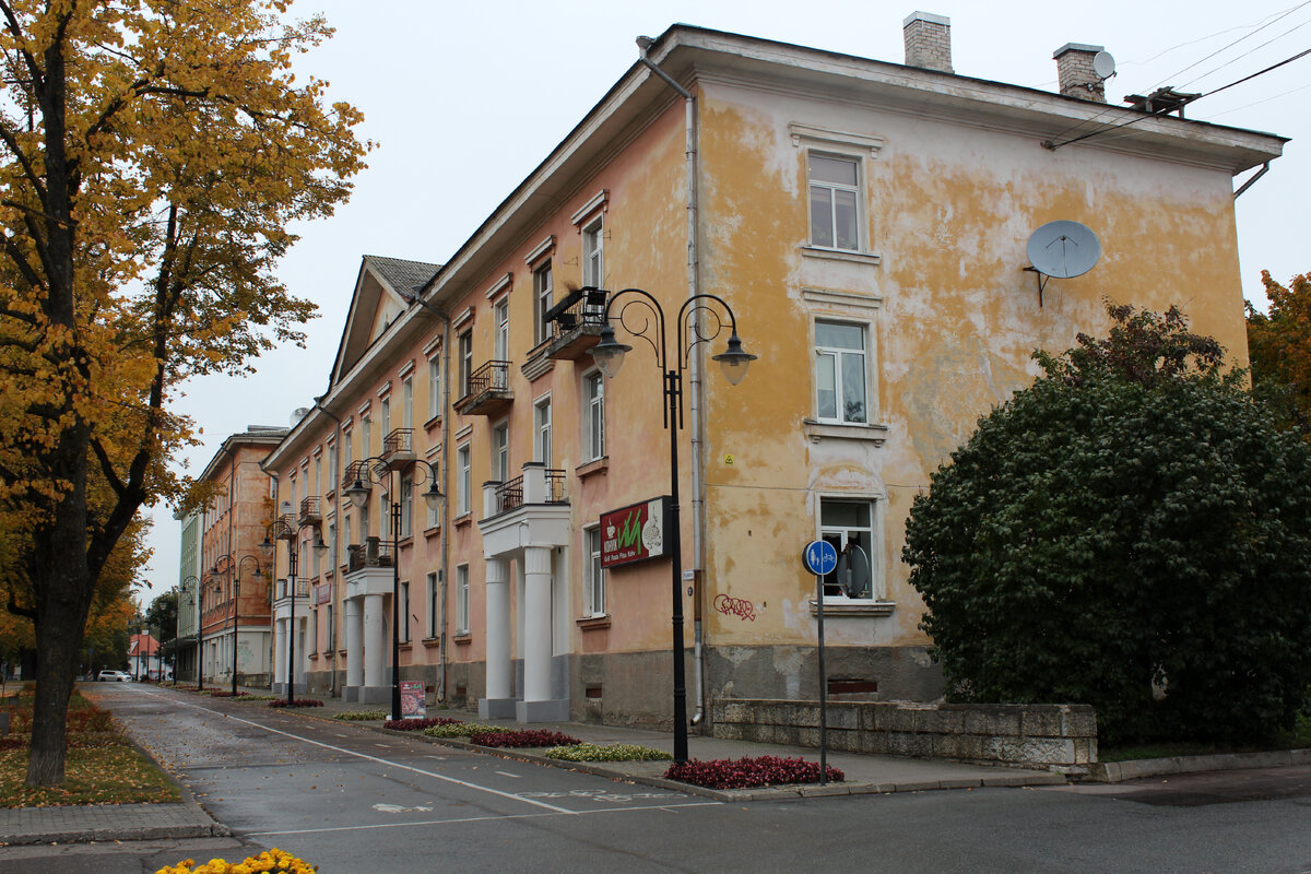 Улица Пушкина в Нарве