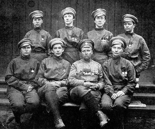 Женский батальон Бочкарёвой. Фото из свободного доступа сети Интернет
