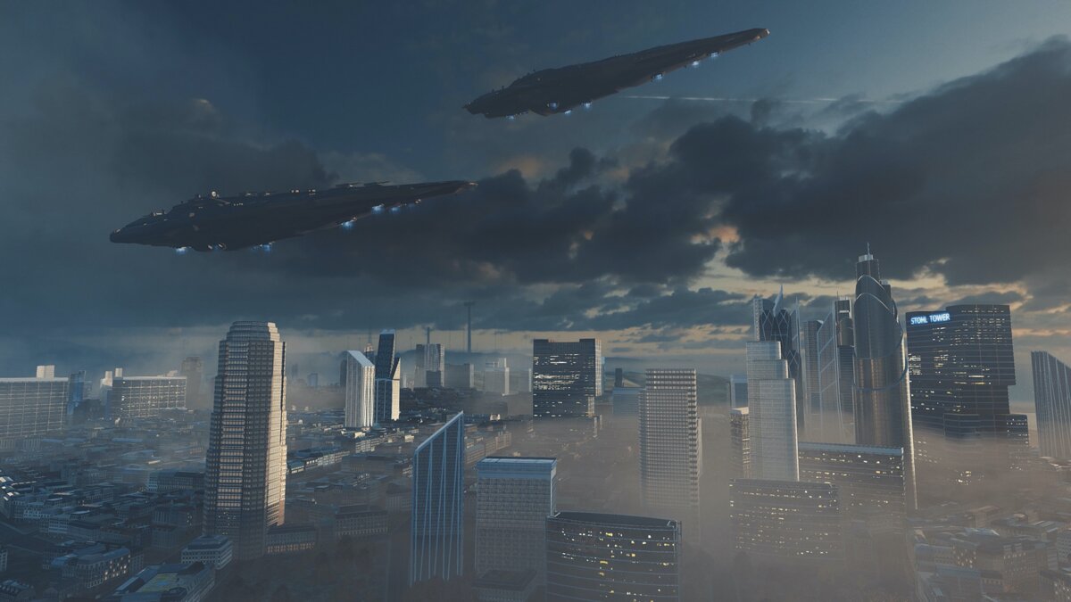 Красота над Женевой.