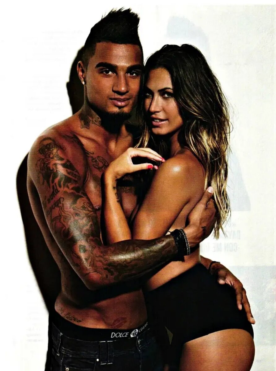 Кевин-Принс Боатенг и Мелисса Сатта