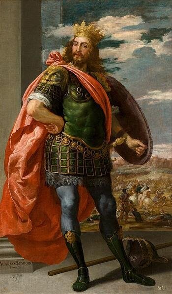 Аларих, правитель вестготов. Хосе Леонардо, 1635 г.