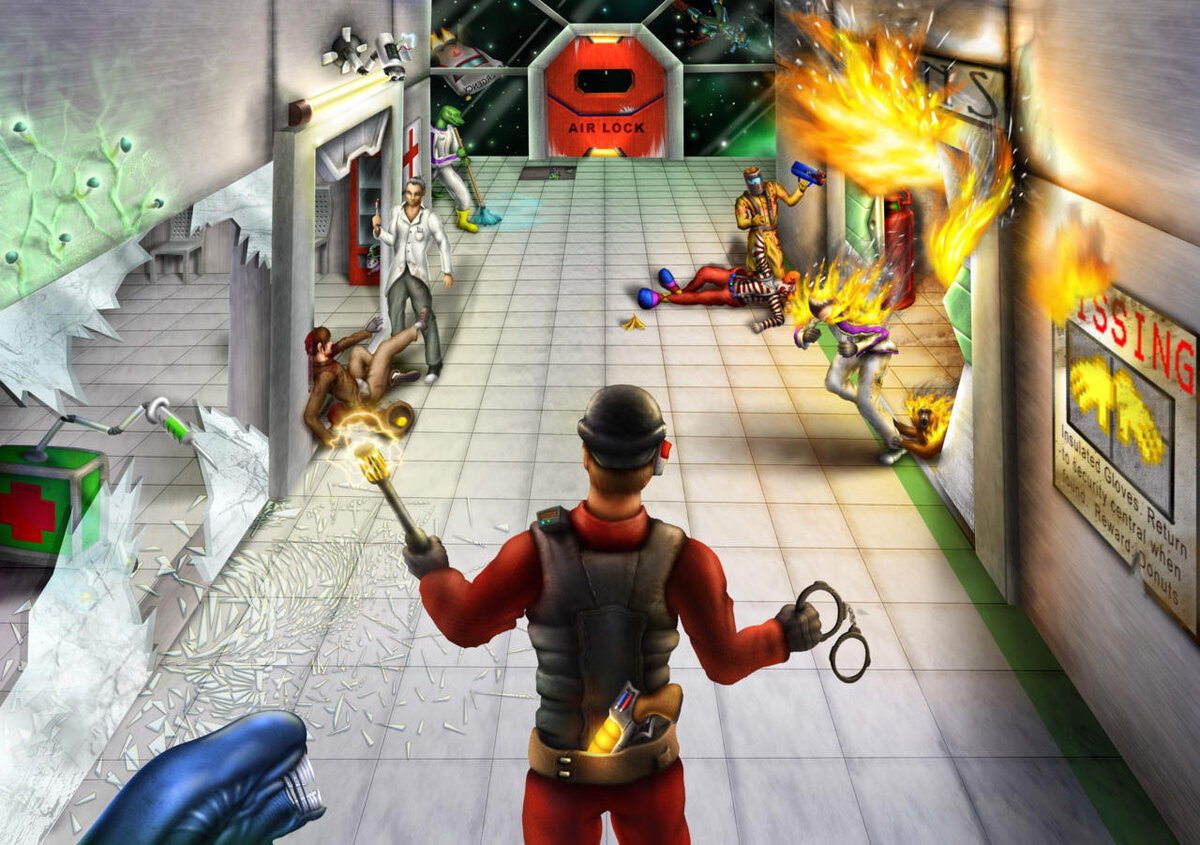 Фан-арт по Space station 13